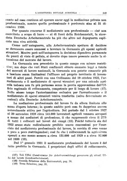 L'assistenza sociale agricola rivista mensile di infortunistica e assistenza sociale