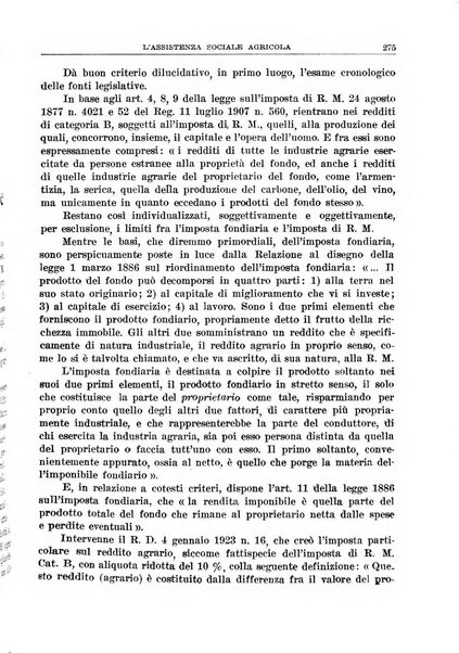 L'assistenza sociale agricola rivista mensile di infortunistica e assistenza sociale