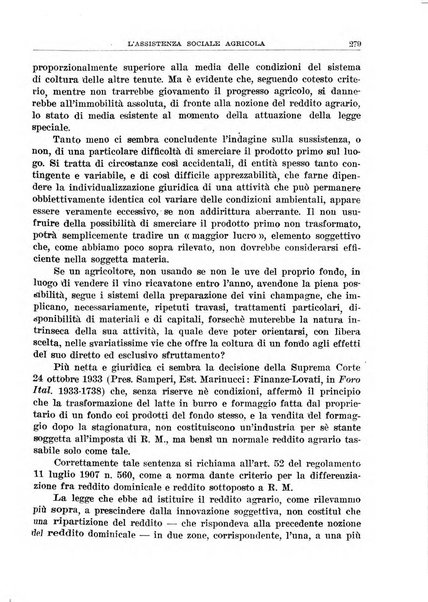 L'assistenza sociale agricola rivista mensile di infortunistica e assistenza sociale