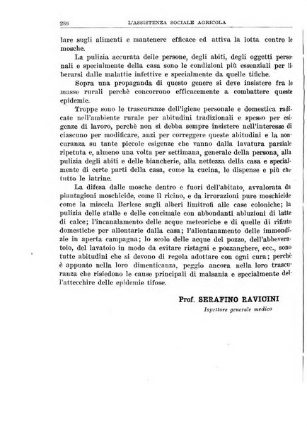 L'assistenza sociale agricola rivista mensile di infortunistica e assistenza sociale