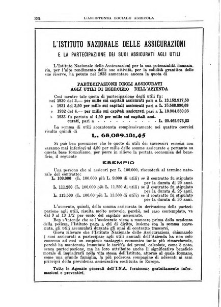 L'assistenza sociale agricola rivista mensile di infortunistica e assistenza sociale