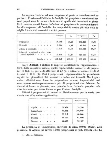 L'assistenza sociale agricola rivista mensile di infortunistica e assistenza sociale