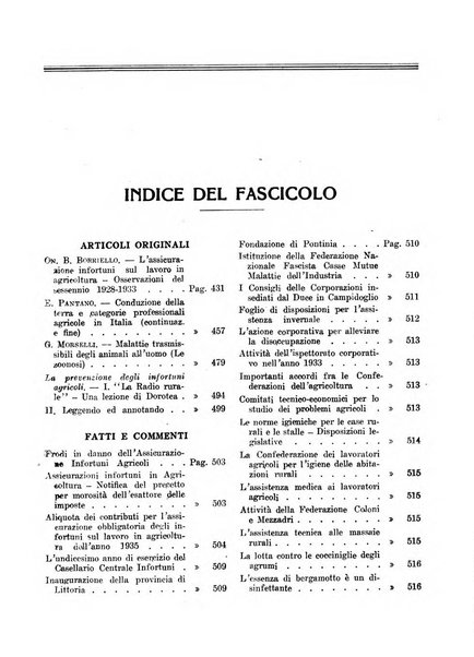 L'assistenza sociale agricola rivista mensile di infortunistica e assistenza sociale