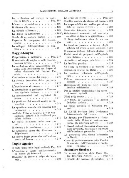 L'assistenza sociale agricola rivista mensile di infortunistica e assistenza sociale