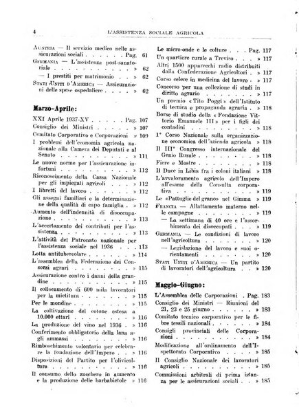 L'assistenza sociale agricola rivista mensile di infortunistica e assistenza sociale