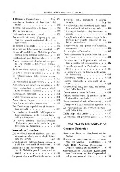 L'assistenza sociale agricola rivista mensile di infortunistica e assistenza sociale