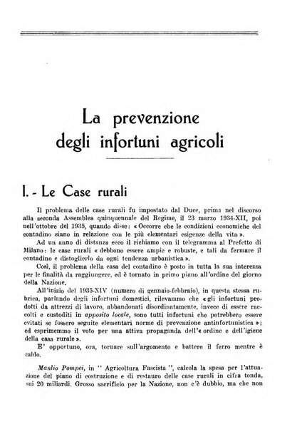 L'assistenza sociale agricola rivista mensile di infortunistica e assistenza sociale