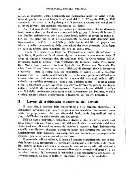 L'assistenza sociale agricola rivista mensile di infortunistica e assistenza sociale