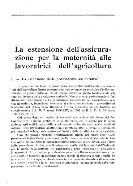 L'assistenza sociale agricola rivista mensile di infortunistica e assistenza sociale