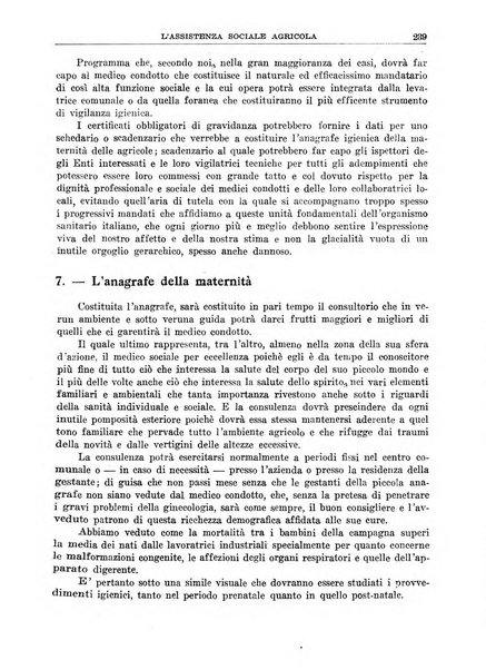 L'assistenza sociale agricola rivista mensile di infortunistica e assistenza sociale