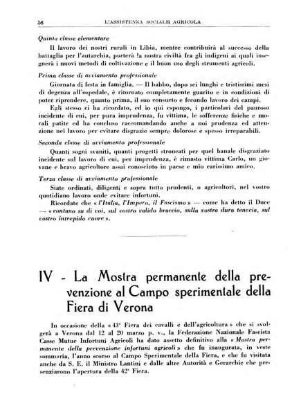 L'assistenza sociale agricola rivista mensile di infortunistica e assistenza sociale