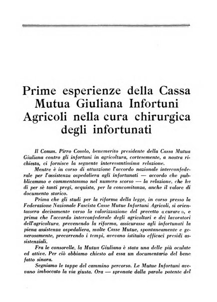 L'assistenza sociale agricola rivista mensile di infortunistica e assistenza sociale