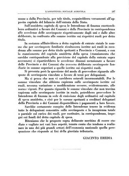 L'assistenza sociale agricola rivista mensile di infortunistica e assistenza sociale