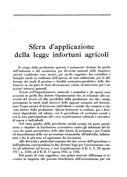 L'assistenza sociale agricola rivista mensile di infortunistica e assistenza sociale