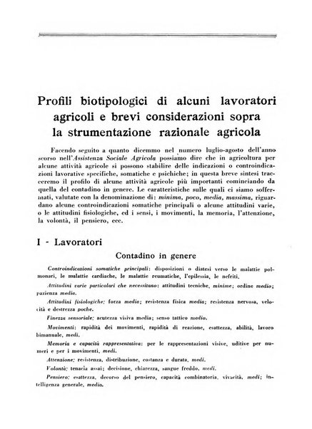 L'assistenza sociale agricola rivista mensile di infortunistica e assistenza sociale