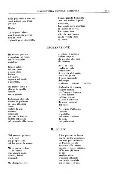 L'assistenza sociale agricola rivista mensile di infortunistica e assistenza sociale