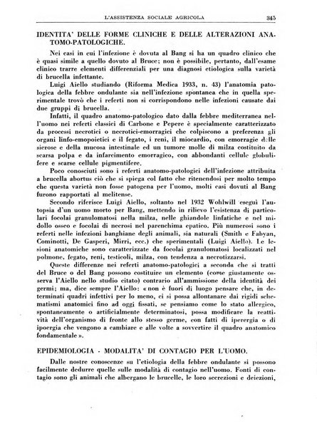 L'assistenza sociale agricola rivista mensile di infortunistica e assistenza sociale