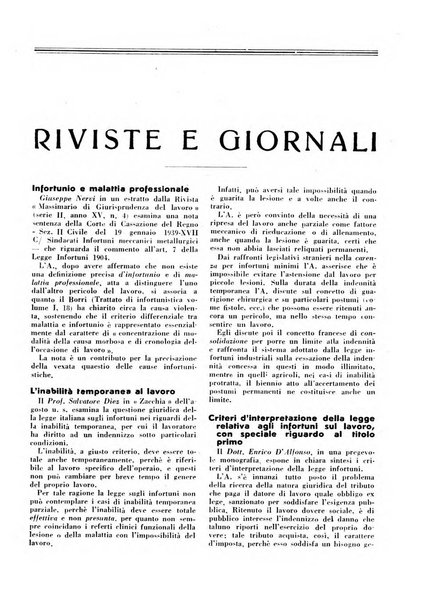 L'assistenza sociale agricola rivista mensile di infortunistica e assistenza sociale