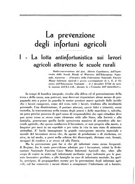 L'assistenza sociale agricola rivista mensile di infortunistica e assistenza sociale