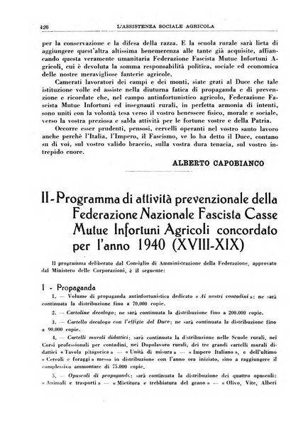 L'assistenza sociale agricola rivista mensile di infortunistica e assistenza sociale