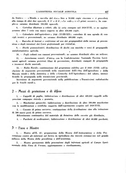 L'assistenza sociale agricola rivista mensile di infortunistica e assistenza sociale