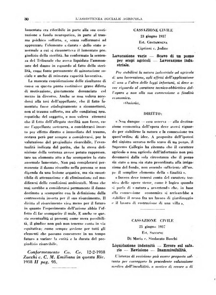 L'assistenza sociale agricola rivista mensile di infortunistica e assistenza sociale