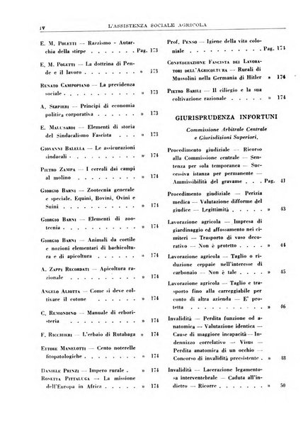 L'assistenza sociale agricola rivista mensile di infortunistica e assistenza sociale