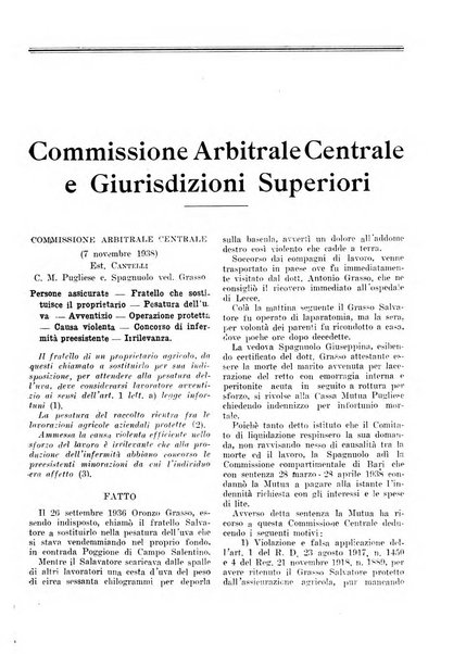 L'assistenza sociale agricola rivista mensile di infortunistica e assistenza sociale