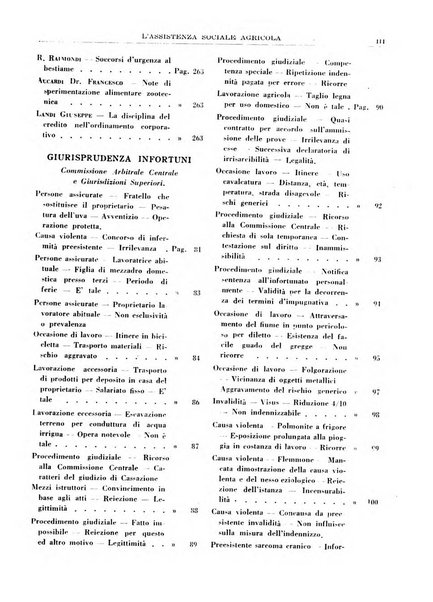 L'assistenza sociale agricola rivista mensile di infortunistica e assistenza sociale