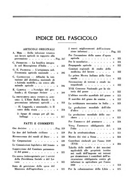 L'assistenza sociale agricola rivista mensile di infortunistica e assistenza sociale