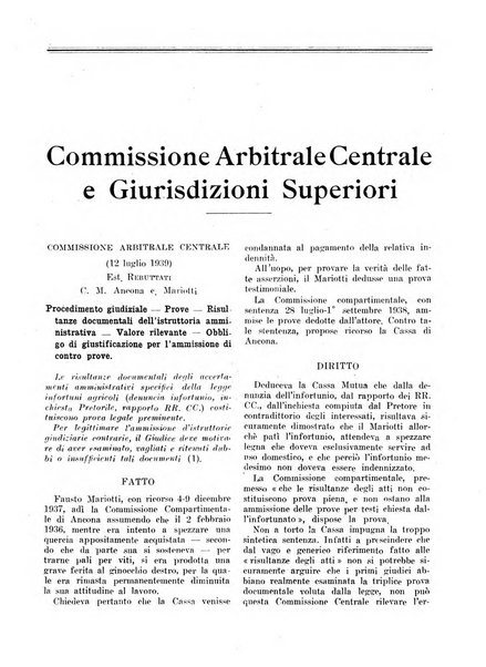 L'assistenza sociale agricola rivista mensile di infortunistica e assistenza sociale