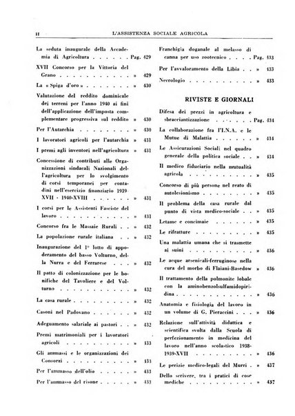 L'assistenza sociale agricola rivista mensile di infortunistica e assistenza sociale