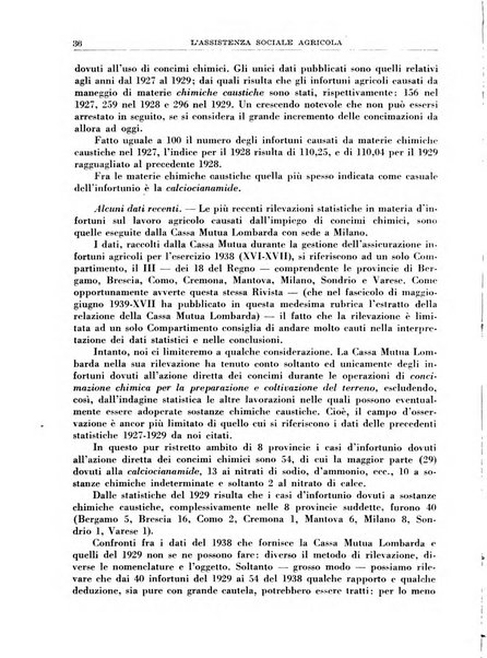 L'assistenza sociale agricola rivista mensile di infortunistica e assistenza sociale