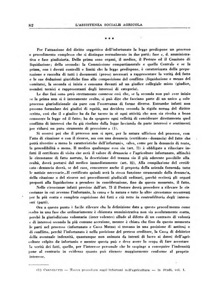 L'assistenza sociale agricola rivista mensile di infortunistica e assistenza sociale