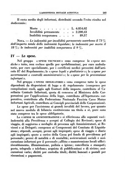 L'assistenza sociale agricola rivista mensile di infortunistica e assistenza sociale