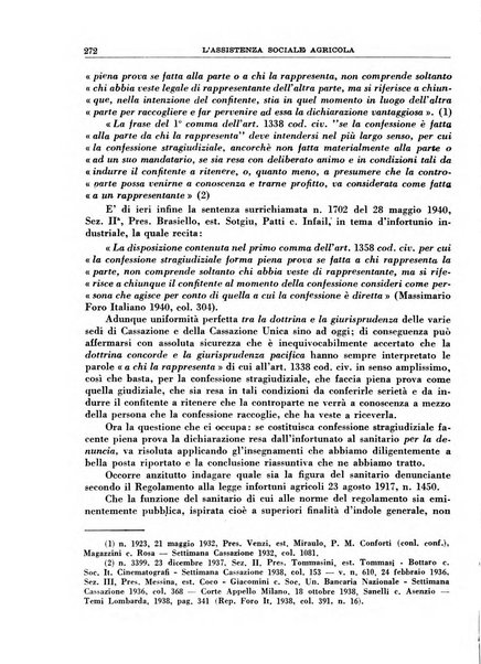 L'assistenza sociale agricola rivista mensile di infortunistica e assistenza sociale