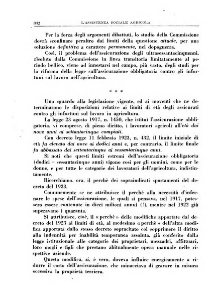 L'assistenza sociale agricola rivista mensile di infortunistica e assistenza sociale