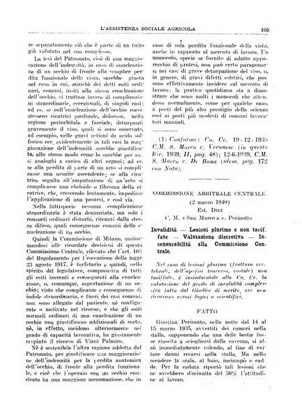 L'assistenza sociale agricola rivista mensile di infortunistica e assistenza sociale