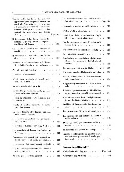 L'assistenza sociale agricola rivista mensile di infortunistica e assistenza sociale