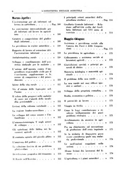 L'assistenza sociale agricola rivista mensile di infortunistica e assistenza sociale