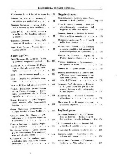 L'assistenza sociale agricola rivista mensile di infortunistica e assistenza sociale