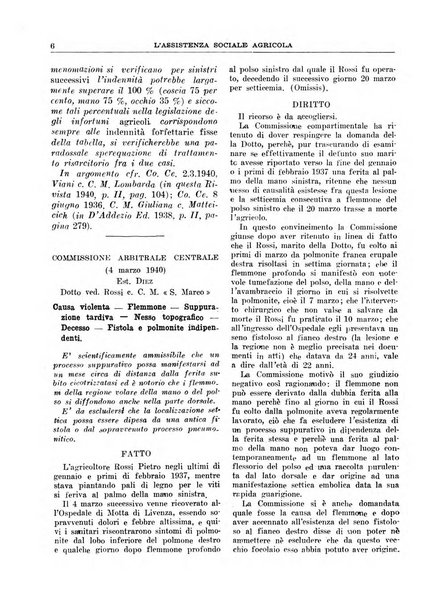 L'assistenza sociale agricola rivista mensile di infortunistica e assistenza sociale