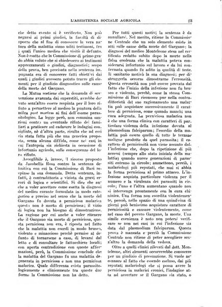 L'assistenza sociale agricola rivista mensile di infortunistica e assistenza sociale