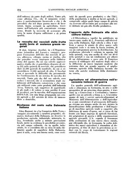 L'assistenza sociale agricola rivista mensile di infortunistica e assistenza sociale