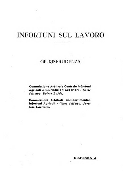 L'assistenza sociale agricola rivista mensile di infortunistica e assistenza sociale