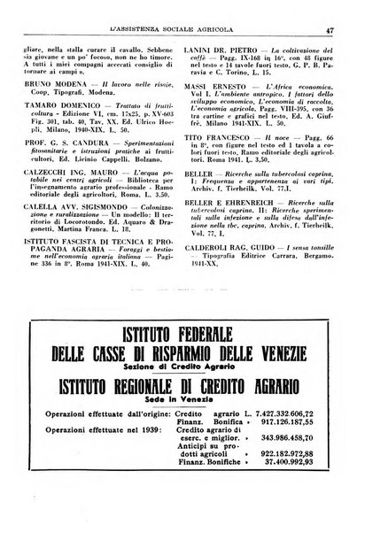 L'assistenza sociale agricola rivista mensile di infortunistica e assistenza sociale