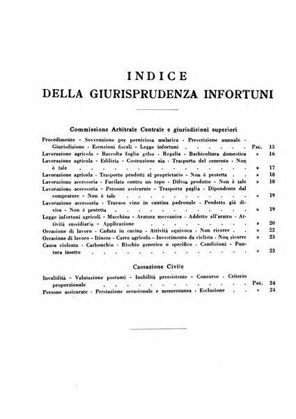 L'assistenza sociale agricola rivista mensile di infortunistica e assistenza sociale