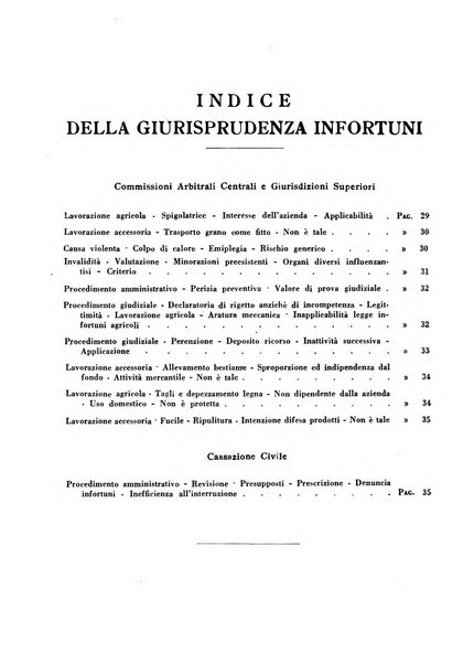 L'assistenza sociale agricola rivista mensile di infortunistica e assistenza sociale