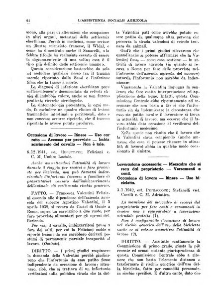 L'assistenza sociale agricola rivista mensile di infortunistica e assistenza sociale