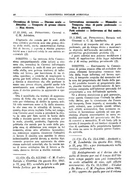 L'assistenza sociale agricola rivista mensile di infortunistica e assistenza sociale